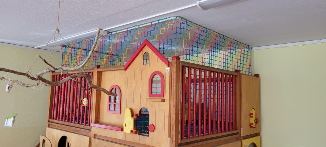 Kundenfoto von Buntes Schutznetz nach Maß (per m²) 