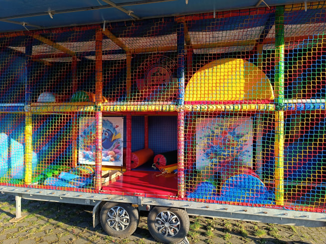 Kundenfoto von Buntes Schutznetz nach Maß (per m²) 