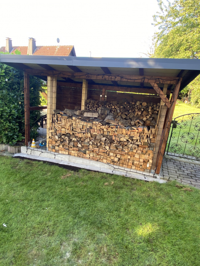 Kundenfoto von Schutznetz per m² (nach Maß) 3,0/120 mm 