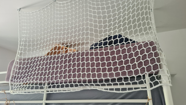Kundenfoto von Custom-Made Safety Net 3.0/120 mm, White 