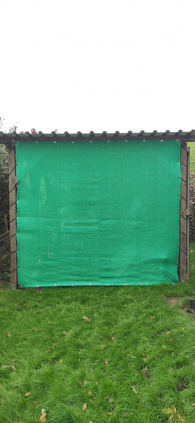 Kundenfoto von Luftdurchlässiges Gewebe per m² (nach Maß), grün 