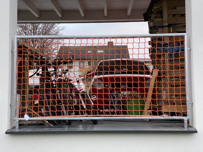 Kundenfoto von Schutznetz per m² (nach Maß) 5,0/70 mm 