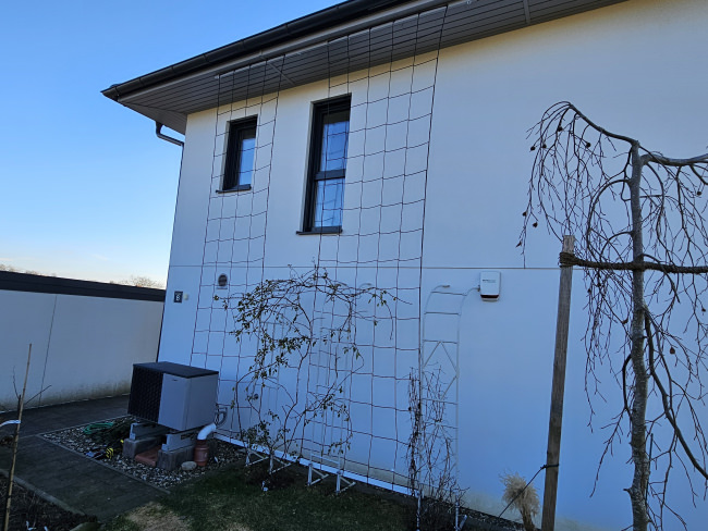 Kundenfoto von Schutznetz per m² (nach Maß) 5,0/300 mm, schwarz 