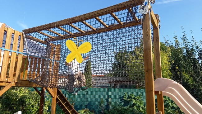 Kundenfoto von Fall Safety Net by the m² (Custom-Made), EN 1263 