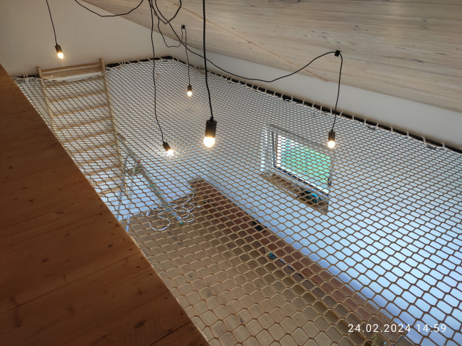 Kundenfoto von Fall Safety Net by the m² (Custom-Made), EN 1263 