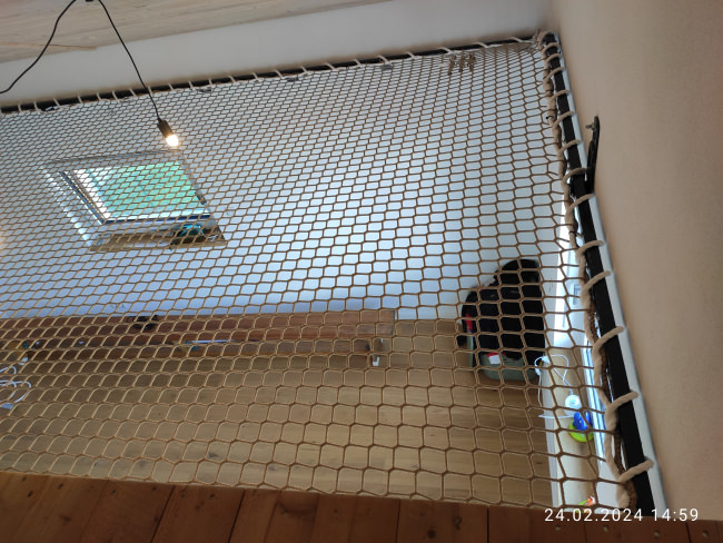 Kundenfoto von Fall Safety Net by the m² (Custom-Made), EN 1263 