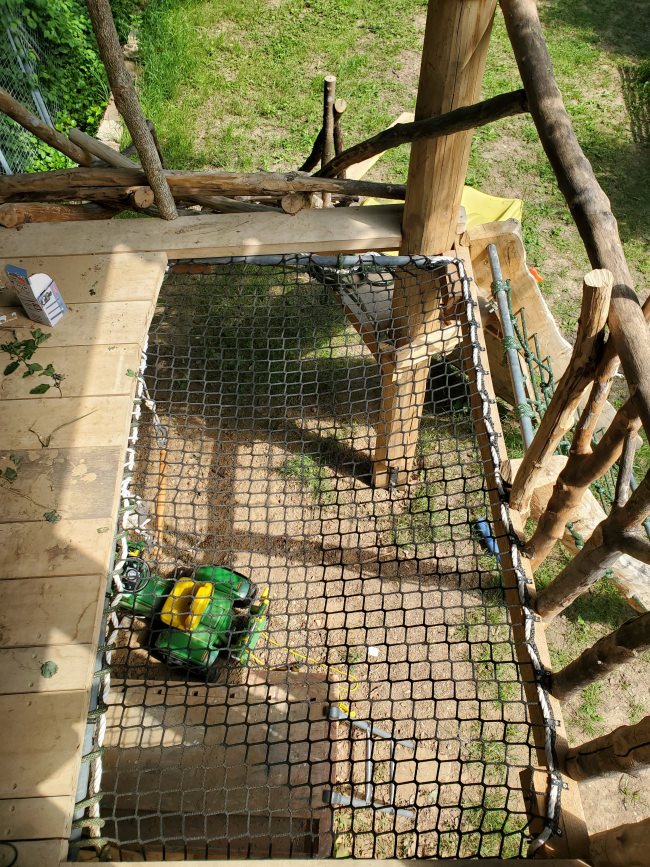 Kundenfoto von Fall Safety Net by the m² (Custom-Made), EN 1263 