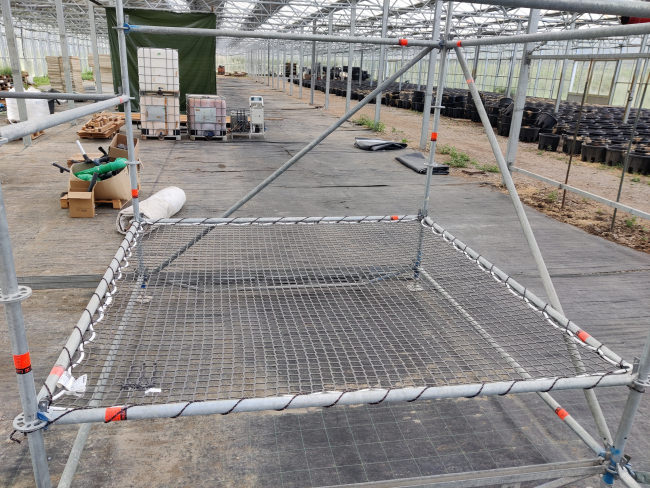 Kundenfoto von Fall Safety Net by the m² (Custom-Made), EN 1263 