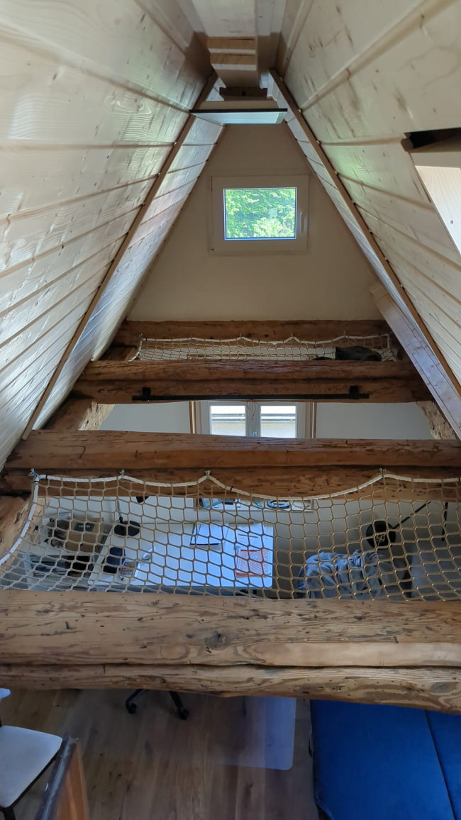 Kundenfoto von Fall Safety Net by the m² (Custom-Made), EN 1263 