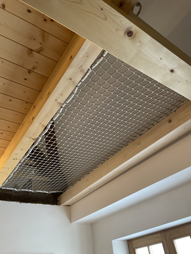 Kundenfoto von Fall Safety Net by the m² (Custom-Made), EN 1263 