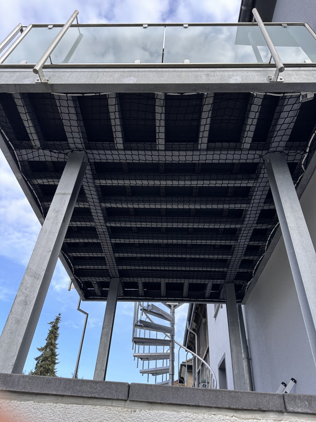 Kundenfoto von Auffangnetz DIN EN 1263-1 per m² (nach Maß) 