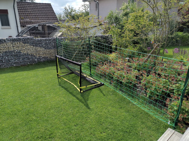 Kundenfoto von Fußballfangnetz per m² (nach Maß) 