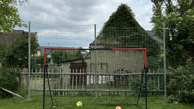 Kundenfoto von Fußballfangnetz per m² (nach Maß) 