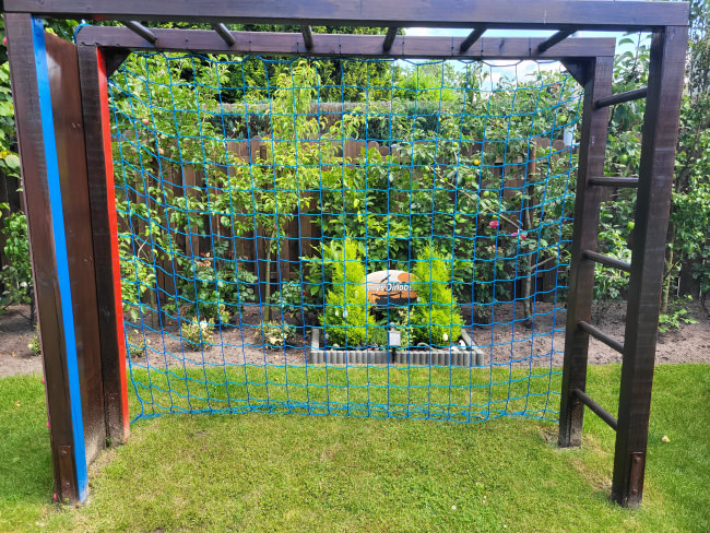 Kundenfoto von Fußballfangnetz per m² (nach Maß) 