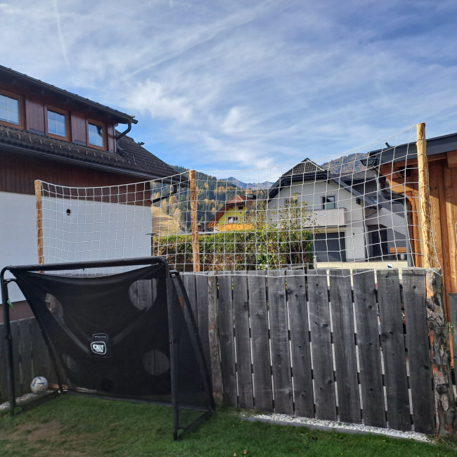 Kundenfoto von Fußballfangnetz per m² (nach Maß) 