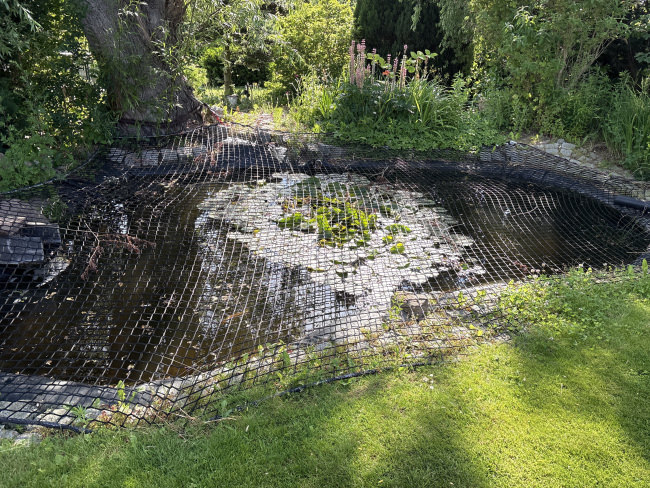 Kundenfoto von Pond Cover Net (Fall Safety Net), Made to Measure 