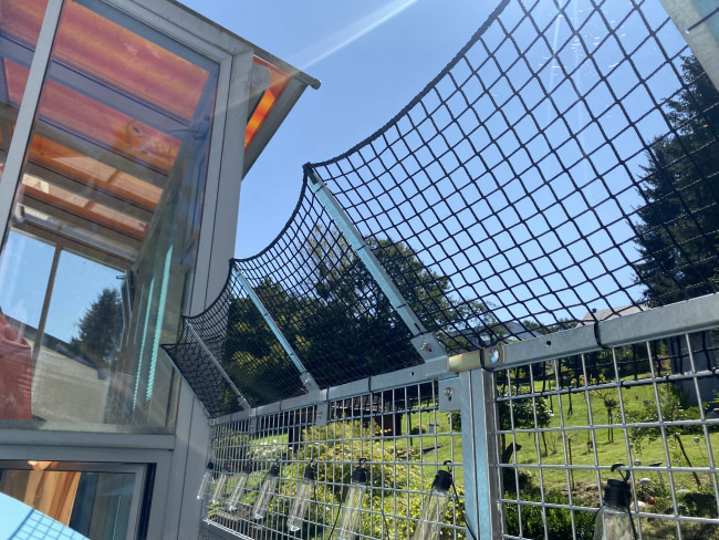 Kundenfoto von Extra Strong Cat Safety Net, Custom-Made 