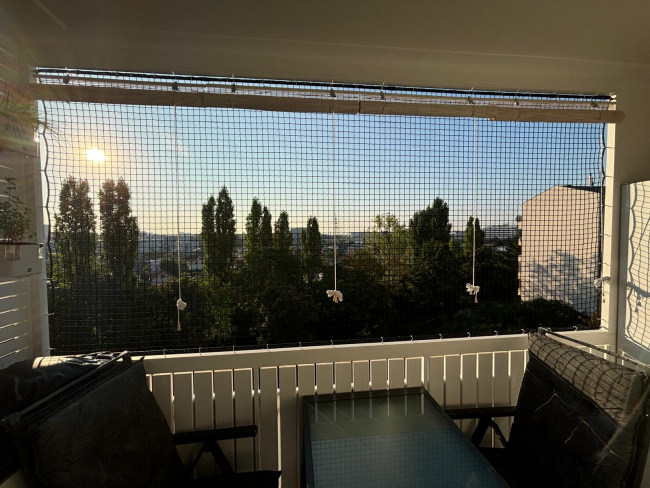 Kundenfoto von Extra Strong Cat Safety Net, Custom-Made 