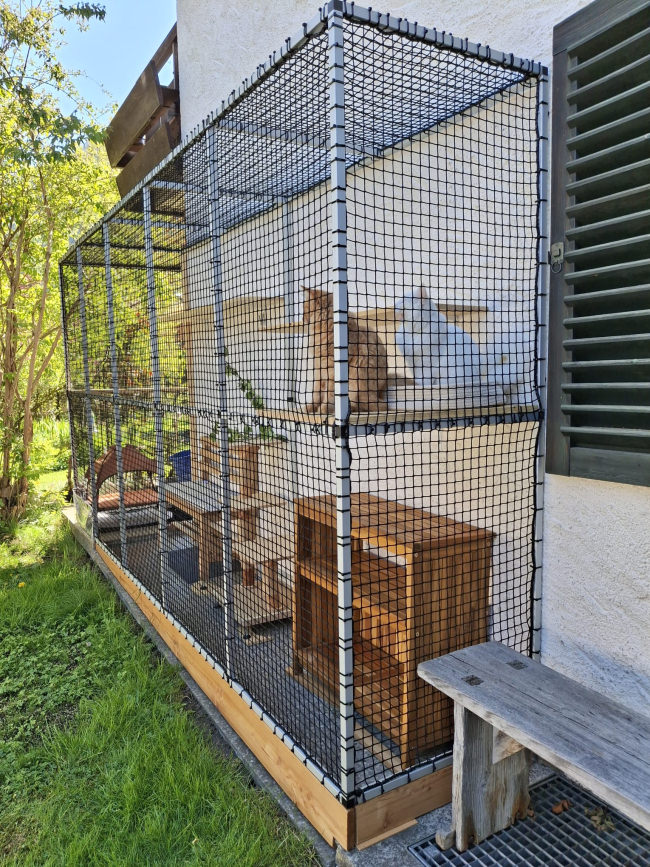 Kundenfoto von Extra Strong Cat Safety Net, Custom-Made 