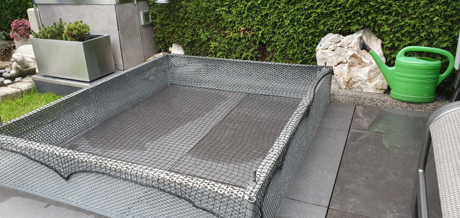 Kundenfoto von Schutznetz nach Maß (per m²) 1,0/20 mm 