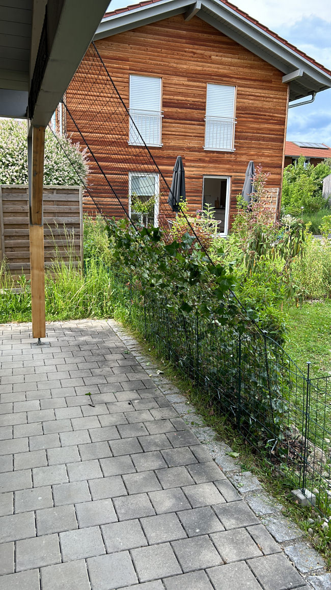 Kundenfoto von Climbing Plant Net by square meter (Custom-Made), Black 