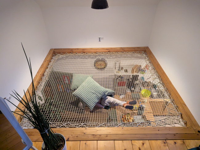 Kundenfoto von Custom-Made Securing Net (by the m²) 5.0/30 mm, Green 