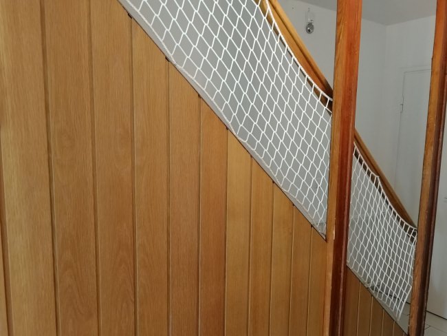 Kundenfoto von Staircase Safety Net by the m² (Made to Measure) 