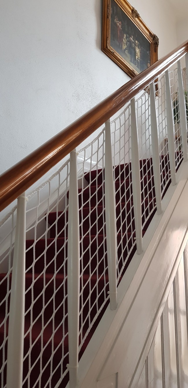 Kundenfoto von Staircase Safety Net by the m² (Made to Measure) 