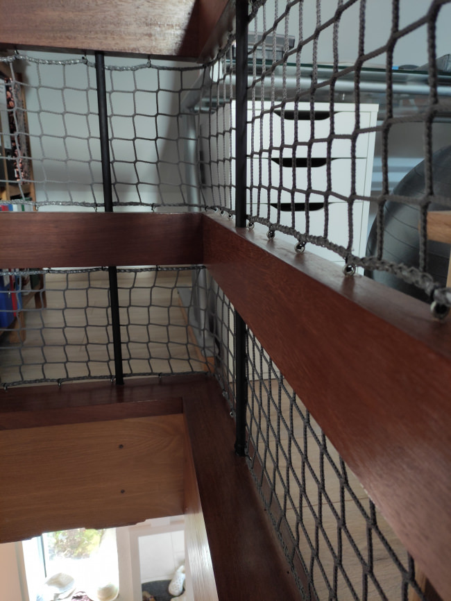 Kundenfoto von Staircase Safety Net by the m² (Made to Measure) 