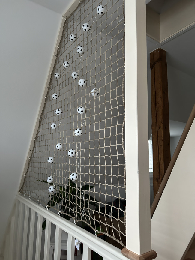 Kundenfoto von Staircase Safety Net by the m² (Made to Measure) 