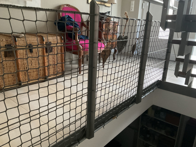 Kundenfoto von Staircase Safety Net by the m² (Made to Measure) 