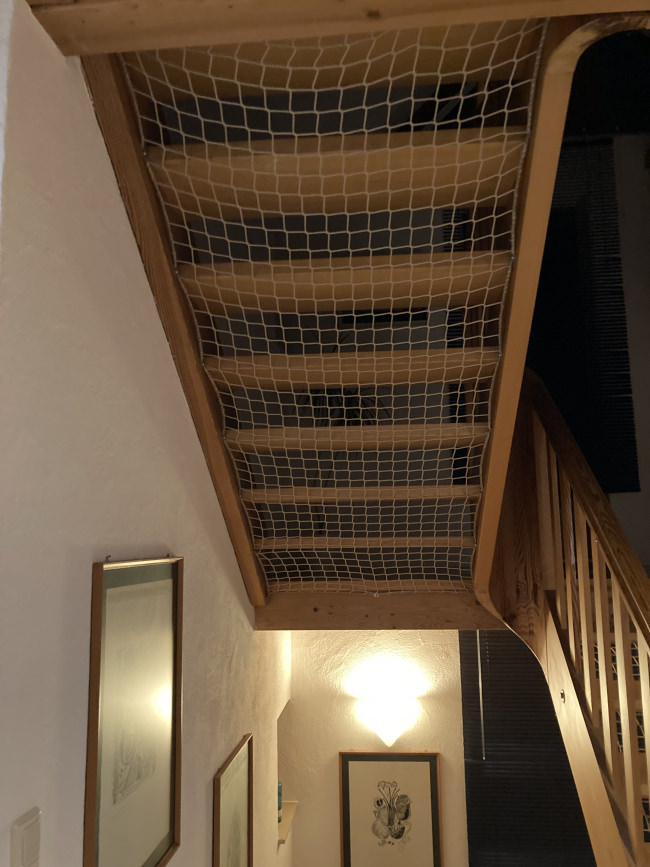 Kundenfoto von Staircase Safety Net by the m² (Made to Measure) 