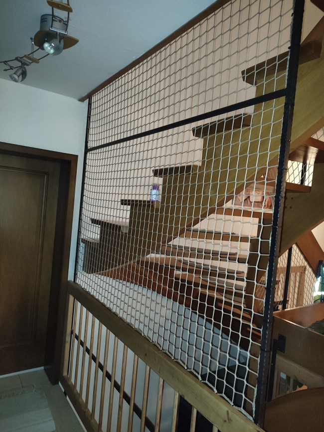 Kundenfoto von Staircase Safety Net by the m² (Made to Measure) 