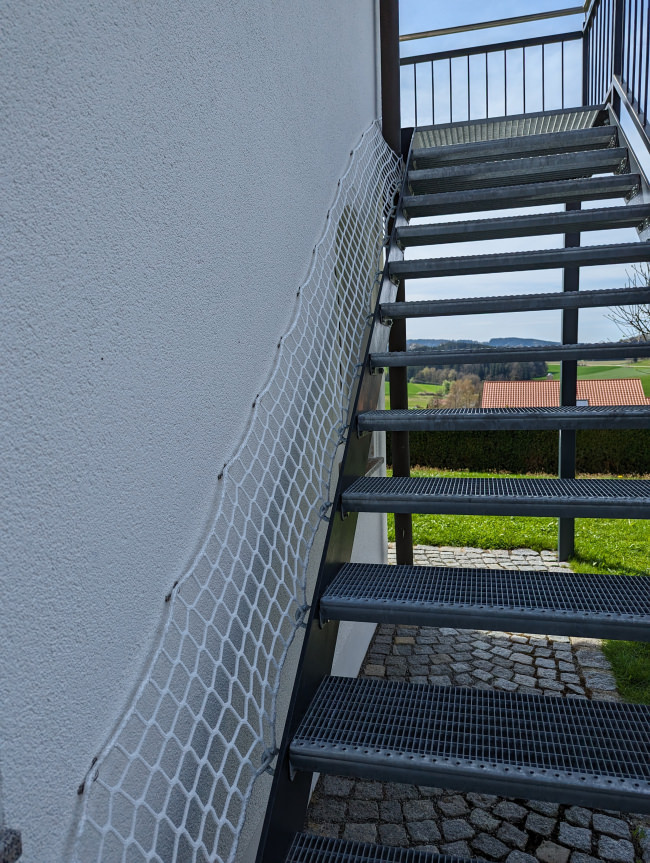 Kundenfoto von Safety Net for stairs/staircases by the m² 