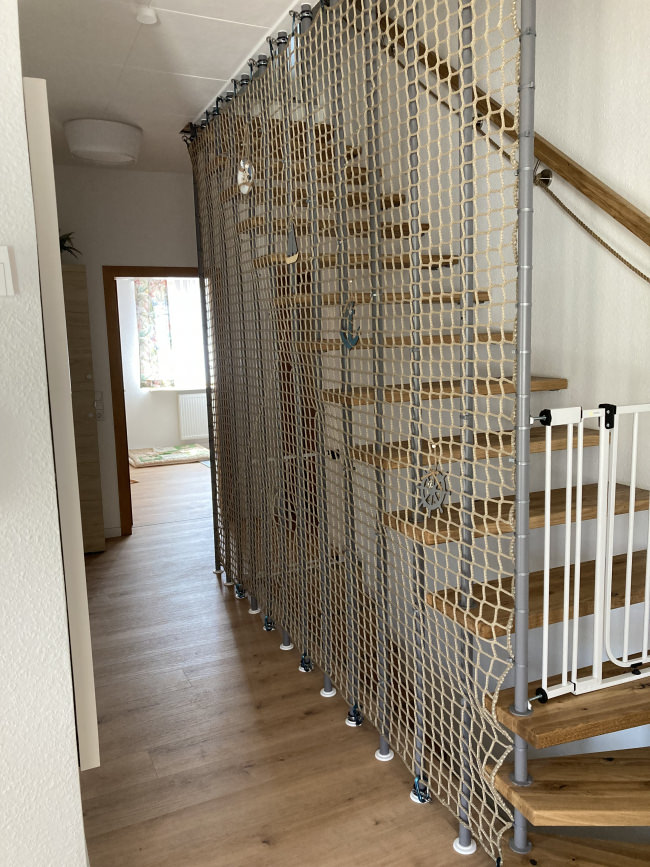 Kundenfoto von Safety Net for stairs/staircases by the m² 
