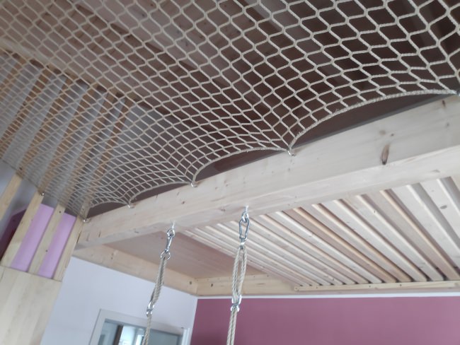 Kundenfoto von Kindergarten-Sicherungsnetz per m² (nach Maß) 