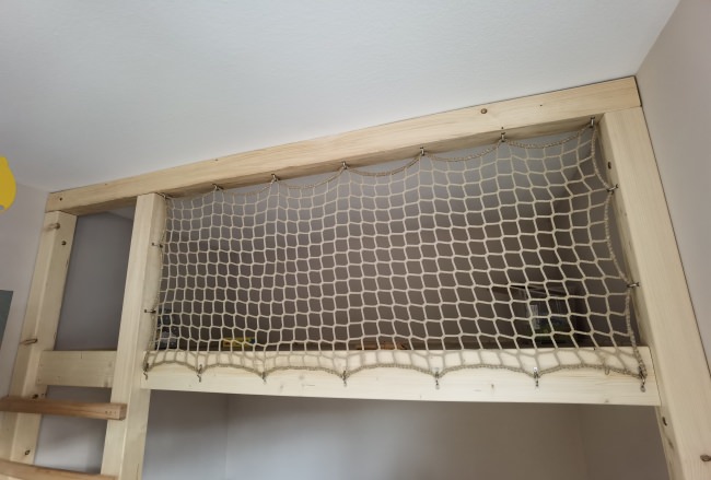 Kundenfoto von Kindergarten-Sicherungsnetz per m² (nach Maß) 