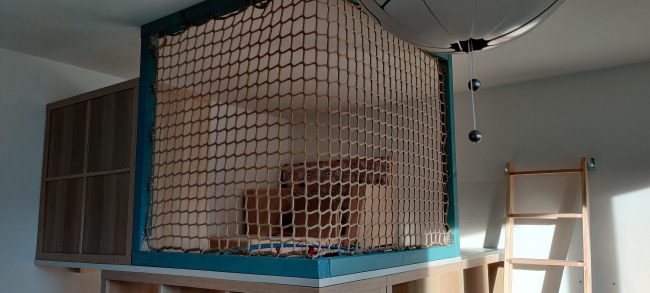 Kundenfoto von Kindergarten-Sicherungsnetz per m² (nach Maß) 