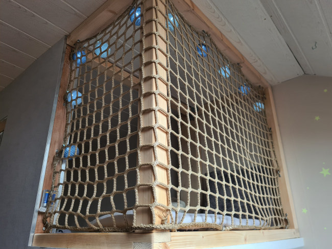 Kundenfoto von Kindergarten-Sicherungsnetz per m² (nach Maß) 