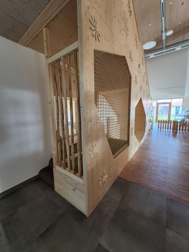 Kundenfoto von Kindergarten-Sicherungsnetz per m² (nach Maß) 