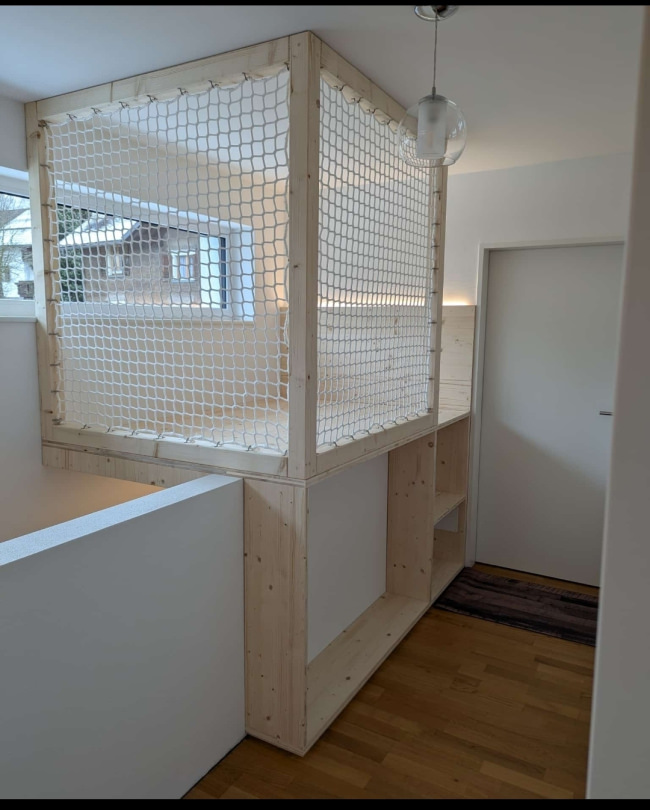 Kundenfoto von Kindergarten-Sicherungsnetz per m² (nach Maß) 