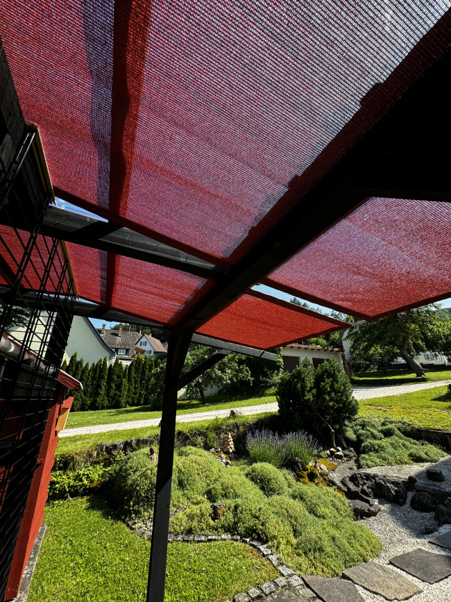 Kundenfoto von Privacy Netting - 50% - by the m² (Custom-Made) 