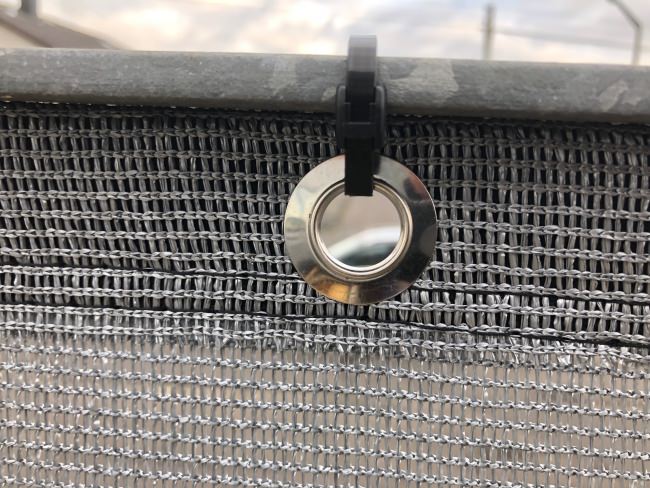 Kundenfoto von Windschutznetz nach Maß für Heim, Garten und Sport 