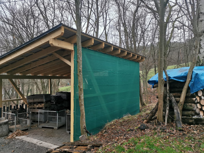Kundenfoto von Windschutznetz nach Maß für Heim, Garten und Sport 