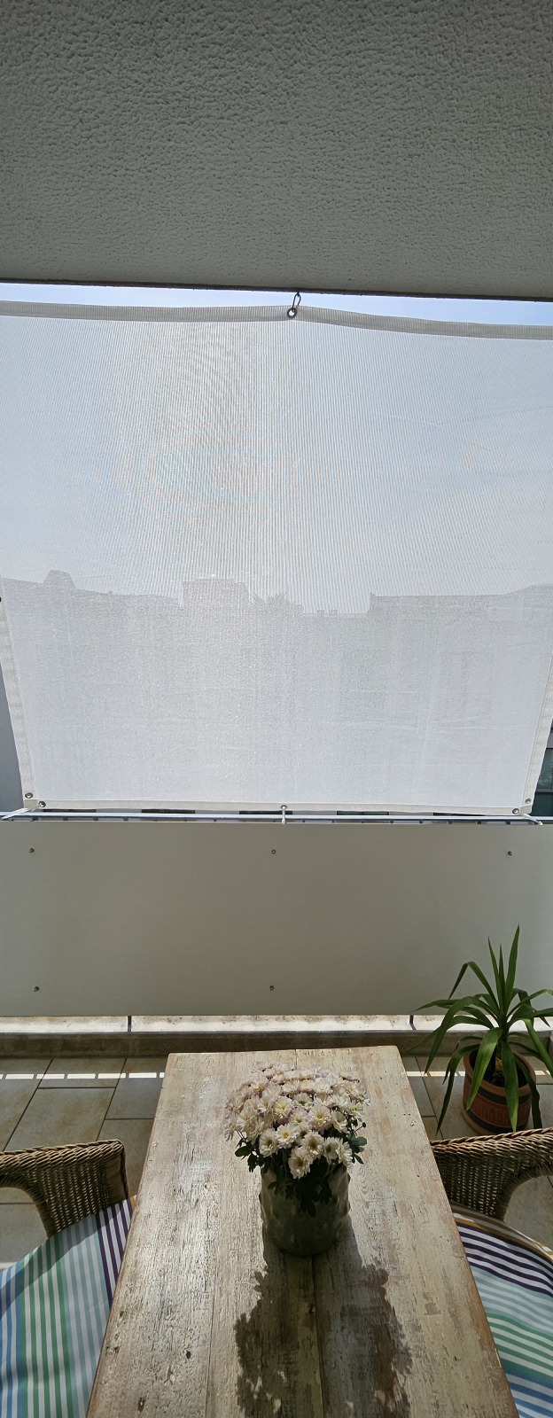 Kundenfoto von Windschutznetz nach Maß für Heim, Garten und Sport 