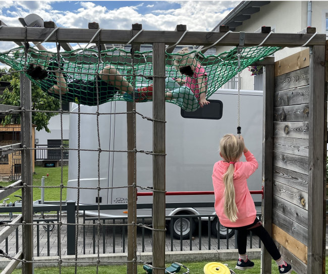 Kundenfoto von Personenauffangnetz flammhemmend, nach Maß 