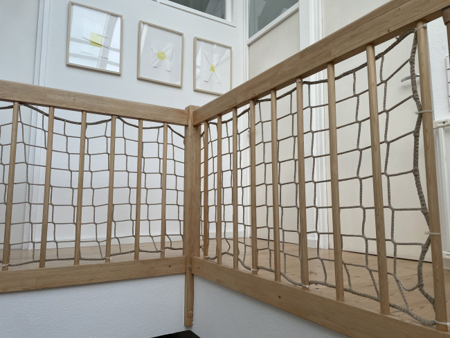 Kundenfoto von Fall Safety Net for Staircase Holes (Custom-Made) 