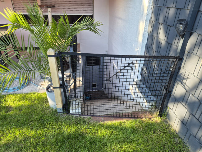 Kundenfoto von Absperrnetz (Treppengitter) - Meterware 