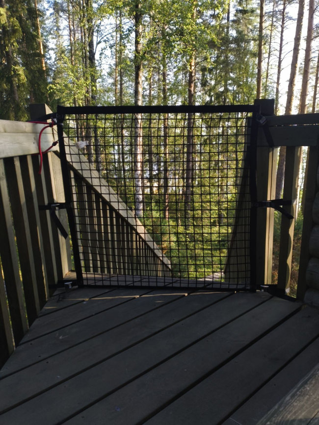 Kundenfoto von Absperrnetz (Treppengitter) - Meterware 