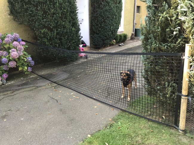 Kundenfoto von Courtyard Barrier Net - Available by the Meter 